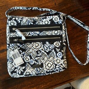 Vera Bradley Iconic Triple Zip Hipster